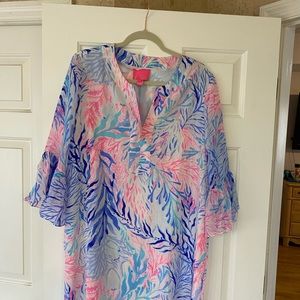 Lilly Pulitzer pure silk dress size xl